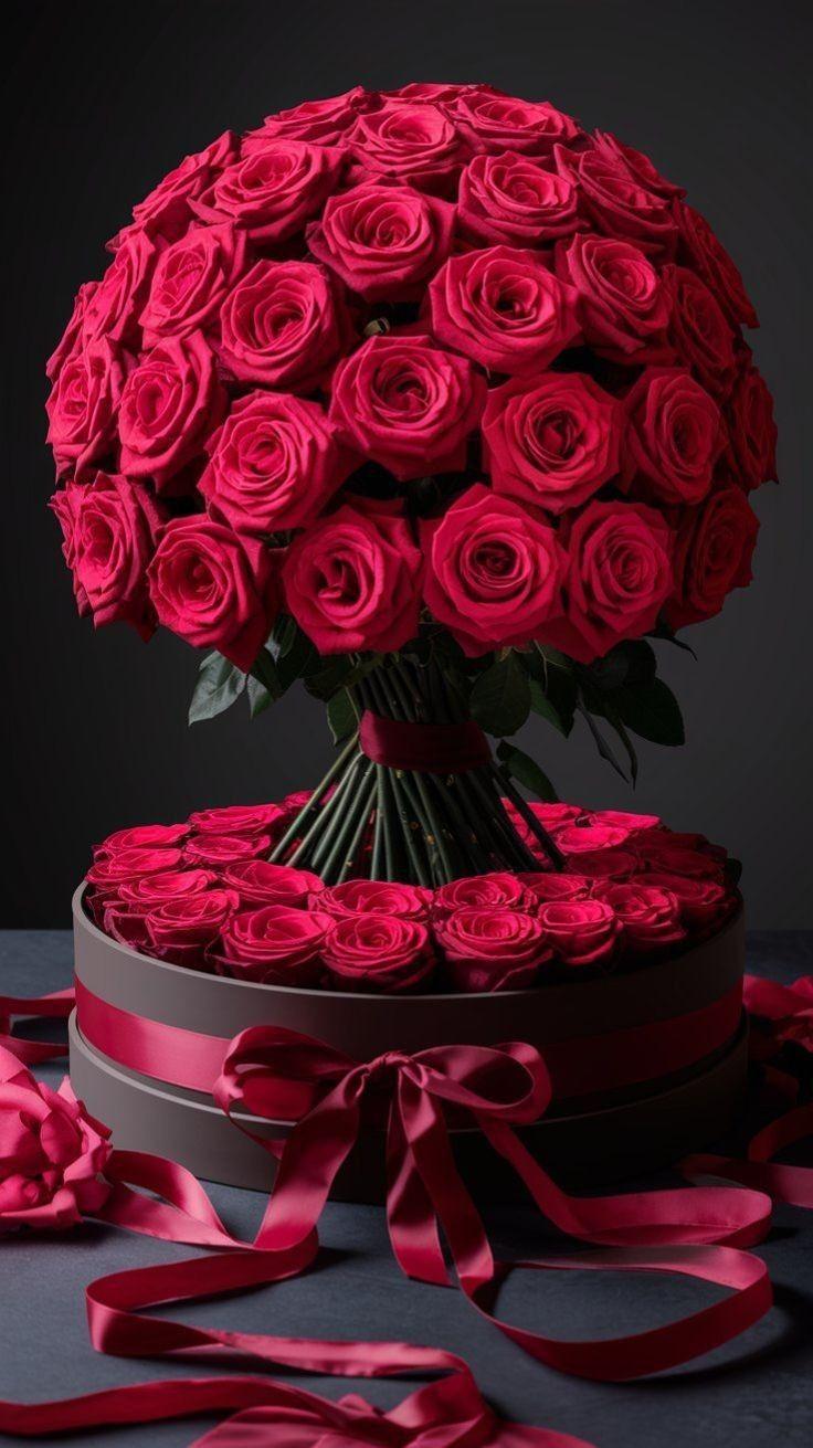 Velvet Embrace Rosy Array